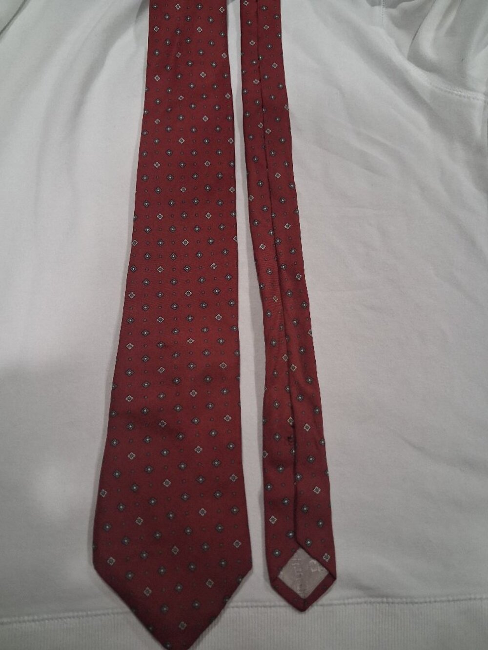 Christian Dior red tie